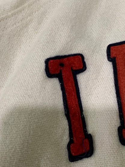 【現状渡し品】【メンズ】 wilson ウィルソン 50S BASEBALL SHIRT ベースボールシャツ トップス 146-250609-ks-48-min サイズ：L カラー：ホワイト系 万代Net店