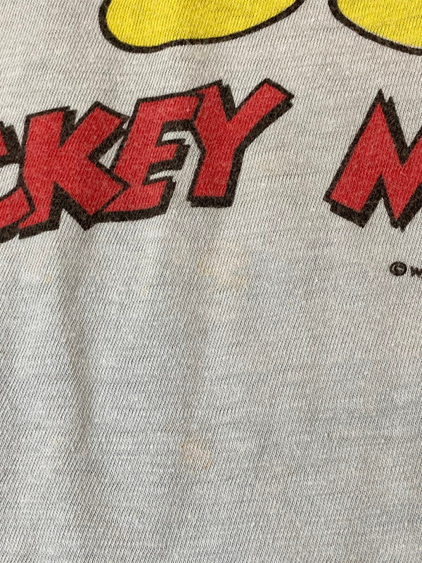 【現状渡し品】【メンズ】 MICKEY MOUSE 70S 両面プリントTシャツ ショートスリーブ 146-250604-AS-14-min カラー：ブルー系 万代Net店