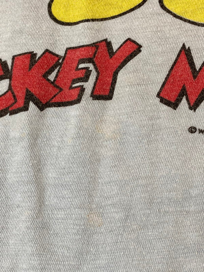 【現状渡し品】【メンズ】 MICKEY MOUSE 70S 両面プリントTシャツ ショートスリーブ 146-250604-AS-14-min カラー：ブルー系 万代Net店