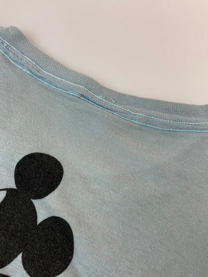【現状渡し品】【メンズ】 MICKEY MOUSE 70S 両面プリントTシャツ ショートスリーブ 146-250604-AS-14-min カラー：ブルー系 万代Net店