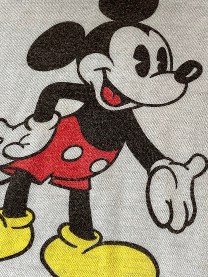 【現状渡し品】【メンズ】 MICKEY MOUSE 70S 両面プリントTシャツ ショートスリーブ 146-250604-AS-14-min カラー：ブルー系 万代Net店