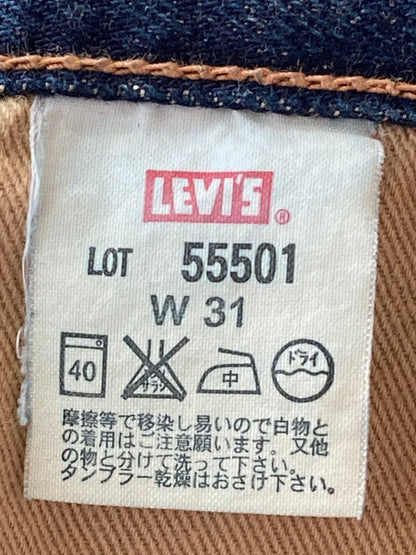 【現状渡し品】【メンズ】 Levi's リーバイス 501 55MODEL DENIM 日本製 デニムパンツ 157-250604-ks-42-min サイズ：W31 カラー：インディゴ 万代Net店