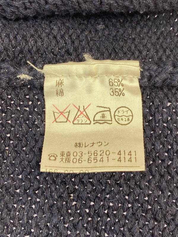 【中古品】【メンズ】 J.CREW ジェイクルー ニットセーター 6308110 トップス ニット 141-250626-jt-02-min サイズ：M カラー：ネイビー 万代Net店
