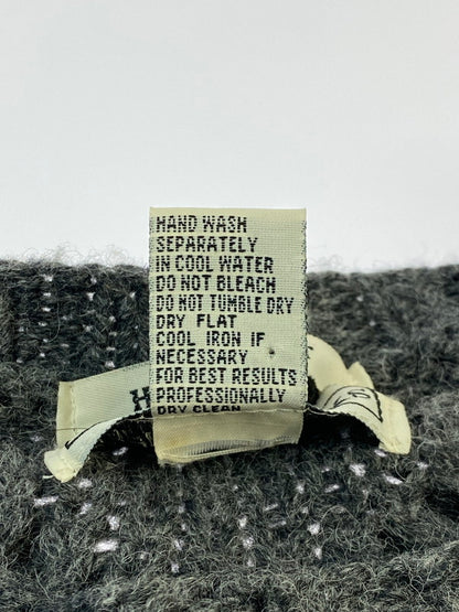 【中古品】【メンズ】 JEFFREY BANKS ジェフリーバンクス HAND KNIT ハンドニット セーター トップス 146-250626-jt-17-min サイズ：XL カラー：グレー 万代Net店