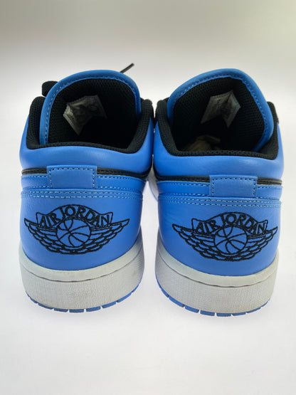 【中古品】【メンズ】 NIKE ナイキ AIR JORDAN 1 LOW 553558-041 エア ジョーダン 1 ロー スニーカー 靴 160-250604-yn-03-min サイズ：27.0cm US9 カラー：BLACK/BLACK-UNIVERSITY BLUE 万代Net店