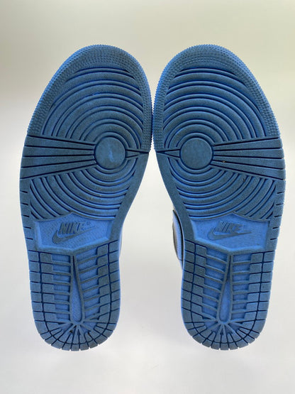 【中古品】【メンズ】 NIKE ナイキ AIR JORDAN 1 LOW 553558-041 エア ジョーダン 1 ロー スニーカー 靴 160-250604-yn-03-min サイズ：27.0cm US9 カラー：BLACK/BLACK-UNIVERSITY BLUE 万代Net店