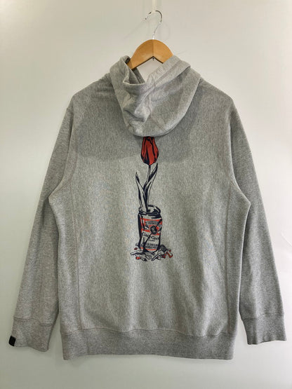 【中古品】【メンズ】 WASTED YOUTH ウエステッドユース VERDY BEAKER 5TH ANNIVERSARY LS HOODED プルオーバーパーカー 142-250604-AS-30-min サイズ：L カラー：グレー 万代Net店