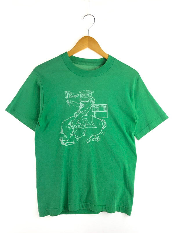 【現状渡し品】【メンズ】 GEORGIA BULLDOGS ジョージア ブルドッグス 70'S～80'S COLLEGE PRINT TEE カレッジ プリントTシャツ 半袖Tシャツ 146-251029-na-11-tag サイズ：表記サイズなし 下記参照 カラー：グリーン 万代Net店