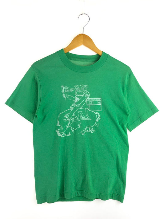 【現状渡し品】【メンズ】 GEORGIA BULLDOGS ジョージア ブルドッグス 70'S～80'S COLLEGE PRINT TEE カレッジ プリントTシャツ 半袖Tシャツ 146-251029-na-11-tag サイズ：表記サイズなし 下記参照 カラー：グリーン 万代Net店