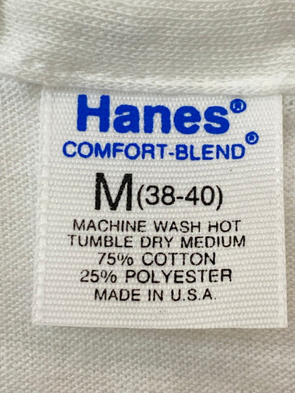 【中古品】【メンズ】 HANES ヘインズ 80S-90S BLANK TEE Tシャツ トップス 146-250710-ks-27-min サイズ：M カラー：ホワイト 万代Net店
