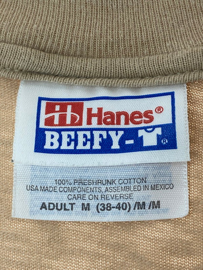 【中古品】【メンズ】 Hanes ヘインズ 90S DJ GEAR KINGSIZE TEE ショートスリーブ 146-250604-AS-37-min サイズ：M カラー：ベージュ系 万代Net店