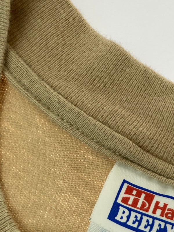 【中古品】【メンズ】 Hanes ヘインズ 90S DJ GEAR KINGSIZE TEE ショートスリーブ 146-250604-AS-37-min サイズ：M カラー：ベージュ系 万代Net店