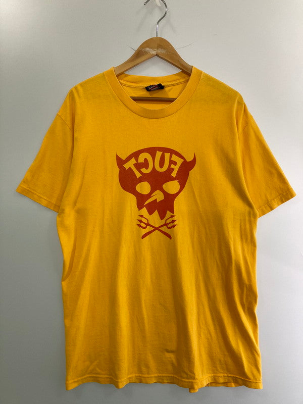 【現状渡し品】【メンズ】 fuct ファクト 90S SKULL TEE ショートスリーブ 146-250604-AS-35-min サイズ：L カラー：イエロー 万代Net店