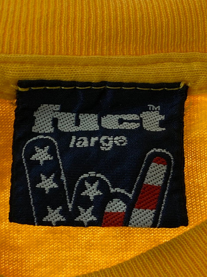 【現状渡し品】【メンズ】 fuct ファクト 90S SKULL TEE ショートスリーブ 146-250604-AS-35-min サイズ：L カラー：イエロー 万代Net店