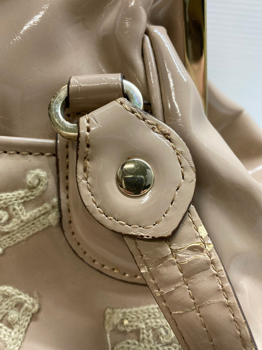 【現状渡し品】【レディース】 ANNA SUI アナスイ HAND BAG ハンドバッグ 鞄 バッグ 188-250621-cn-11-min カラー：スモーキーピンク系 万代Net店