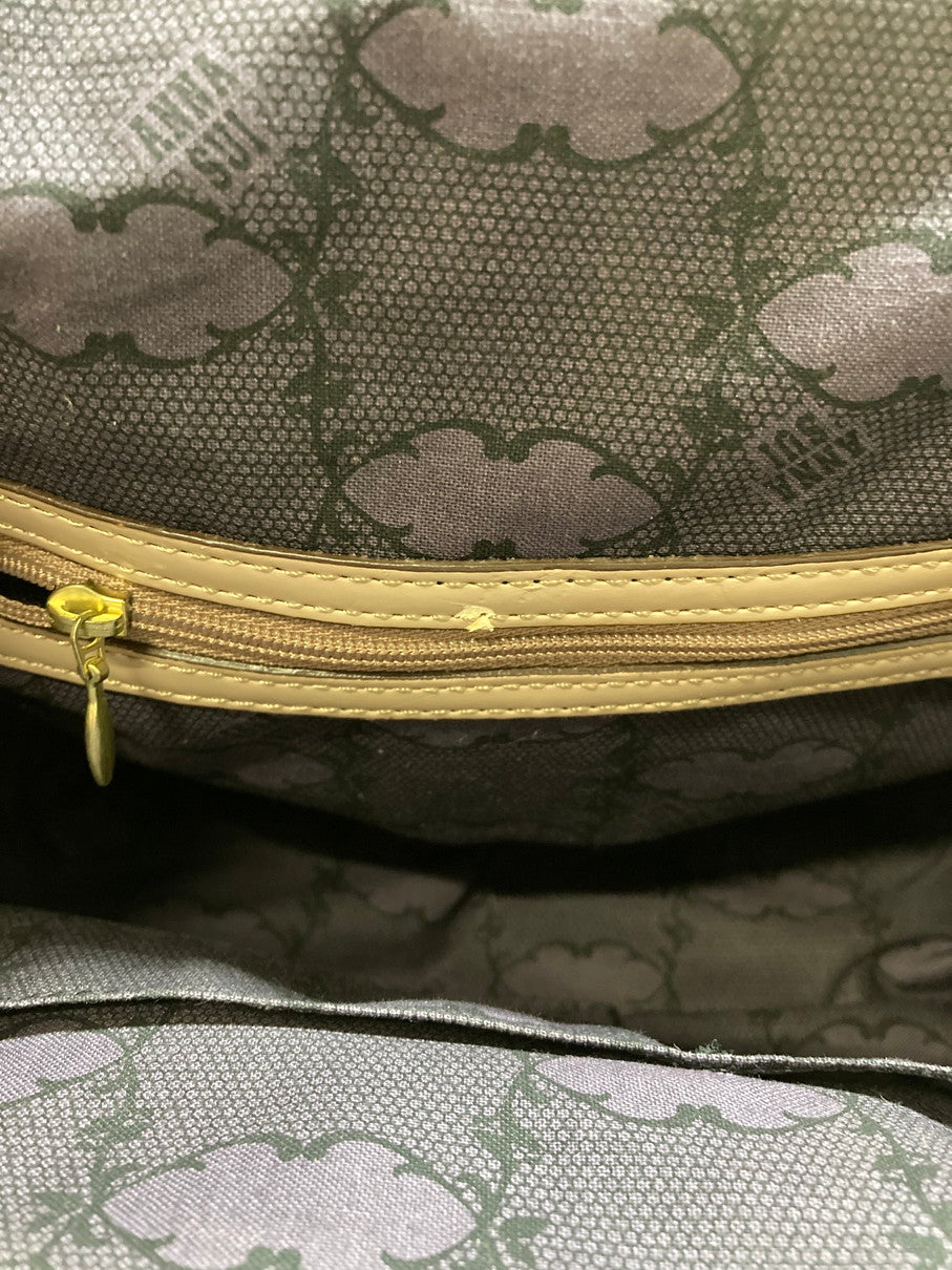 【現状渡し品】【レディース】 ANNA SUI アナスイ HAND BAG ハンドバッグ 鞄 バッグ 188-250621-cn-11-min カラー：スモーキーピンク系 万代Net店