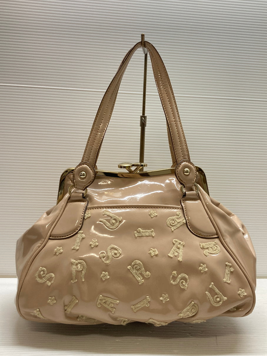【現状渡し品】【レディース】 ANNA SUI アナスイ HAND BAG ハンドバッグ 鞄 バッグ 188-250621-cn-11-min カラー：スモーキーピンク系 万代Net店