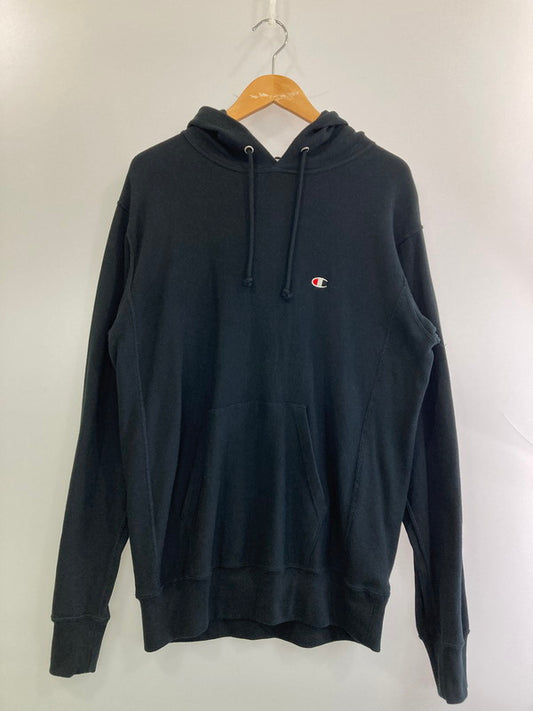 【中古品】【メンズ】 Champion チャンピオン C3-Y131 REVERSE WEAVE HOODIE フーディ 148-250609-ks-19-min サイズ：L カラー：ブラック 万代Net店