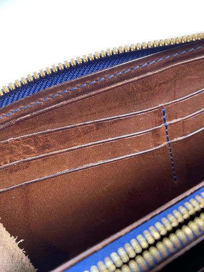 【中古品】【メンズ/レディース】 ONES WORKER ワンズワーカー LONG WALLET ファスナー ロング ウォレット 長財布 200-250620-em-02-min カラー：ブラック 万代Net店