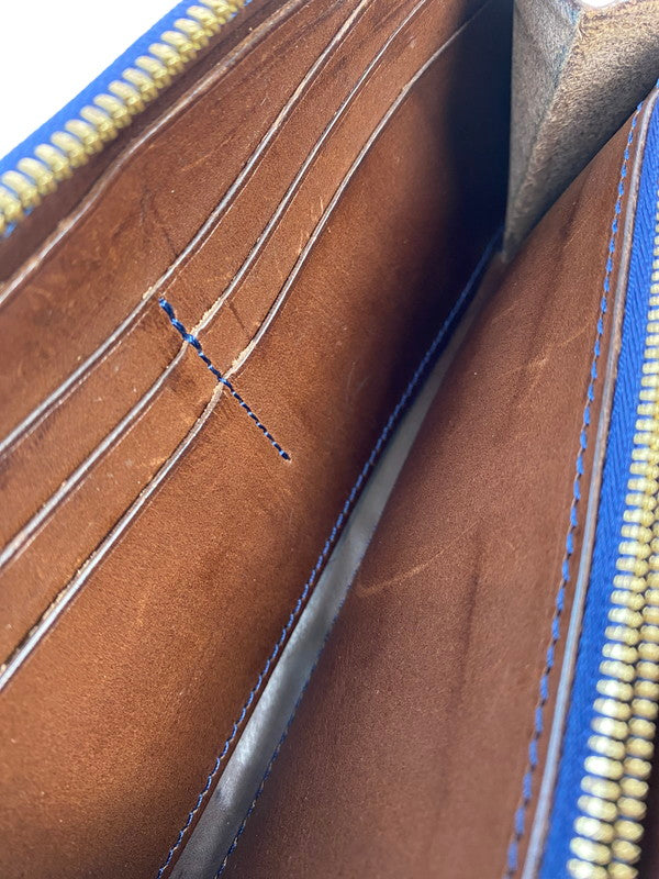 【中古品】【メンズ/レディース】 ONES WORKER ワンズワーカー LONG WALLET ファスナー ロング ウォレット 長財布 200-250620-em-02-min カラー：ブラック 万代Net店