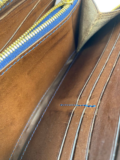 【中古品】【メンズ/レディース】 ONES WORKER ワンズワーカー LONG WALLET ファスナー ロング ウォレット 長財布 200-250620-em-02-min カラー：ブラック 万代Net店