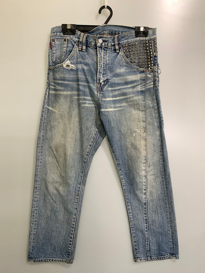 【現状渡し品】【メンズ】 USED ユーズド CUSTOM DENIM PANT デニムパンツ 157-250727-ks-51-min サイズ：M カラー：インディゴ 万代Net店