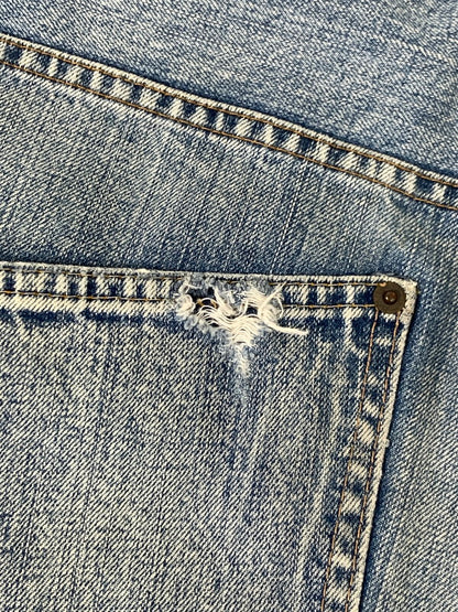 【現状渡し品】【メンズ】 USED ユーズド CUSTOM DENIM PANT デニムパンツ 157-250727-ks-51-min サイズ：M カラー：インディゴ 万代Net店
