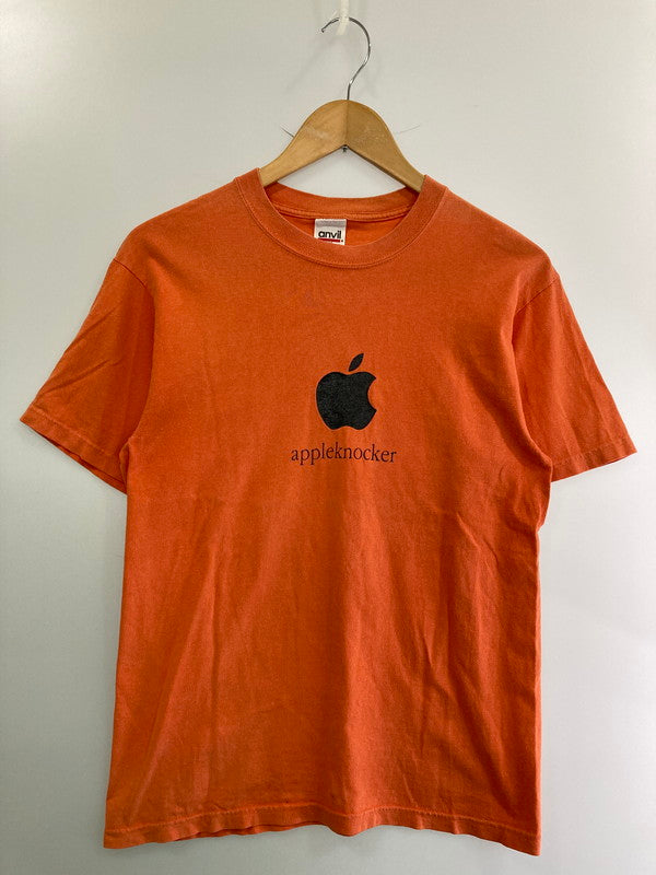 【中古品】【メンズ】 ANVIL アンヴィル 90'S APPLE KNOCKER PRINT TEE Tシャツ トップス 146-250609-ks-13-min サイズ：M カラー：オレンジ 万代Net店