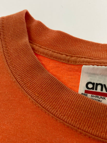 【中古品】【メンズ】 ANVIL アンヴィル 90'S APPLE KNOCKER PRINT TEE Tシャツ トップス 146-250609-ks-13-min サイズ：M カラー：オレンジ 万代Net店