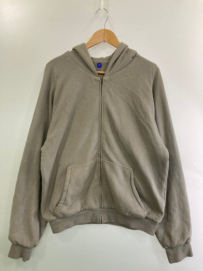 【現状渡し品】【メンズ】 YEEZY イージー ×GAP ギャップ ZIP UP HOODIE ジップ フーディ 142-250609-ks-04-min サイズ：L カラー：グレー 万代Net店