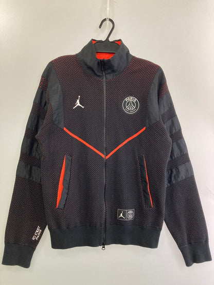 【中古品】【メンズ】 NIKE ナイキ × PARIS SAINT-GERMAIN BQ8360-010 OFFICIAL JACKET オフィシャルジャケット 148-250609-ks-18-min サイズ：S カラー：ブラック 万代Net店