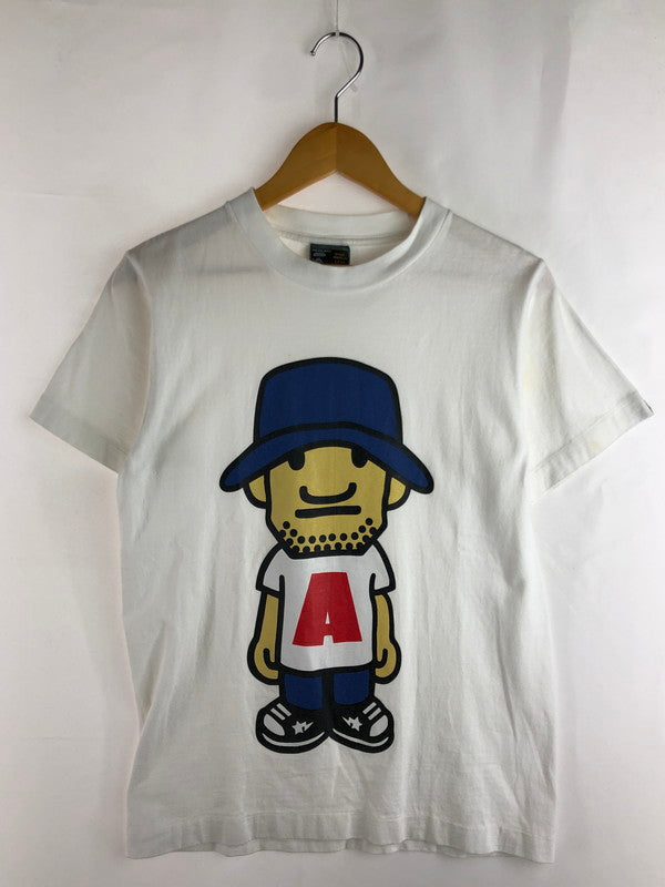 【中古品】【メンズ】 A BATHING APE アベイシングエイプ 00'S PRINT TEE 00年代 プリント Tシャツ 半袖Tシャツ 142-251029-na-17-tag サイズ：M カラー：ホワイト 万代Net店