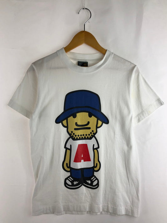 【中古品】【メンズ】 A BATHING APE アベイシングエイプ 00'S PRINT TEE 00年代 プリント Tシャツ 半袖Tシャツ 142-251029-na-17-tag サイズ：M カラー：ホワイト 万代Net店