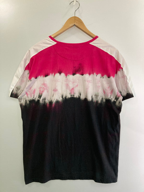 【中古品】【メンズ】 VALENTINO ヴァレンティノ UV3MG06Z6HC VLTN LOGO TEE Tシャツ トップス 141-250609-ks-02-min サイズ：L カラー：ブラック/ピンク 万代Net店