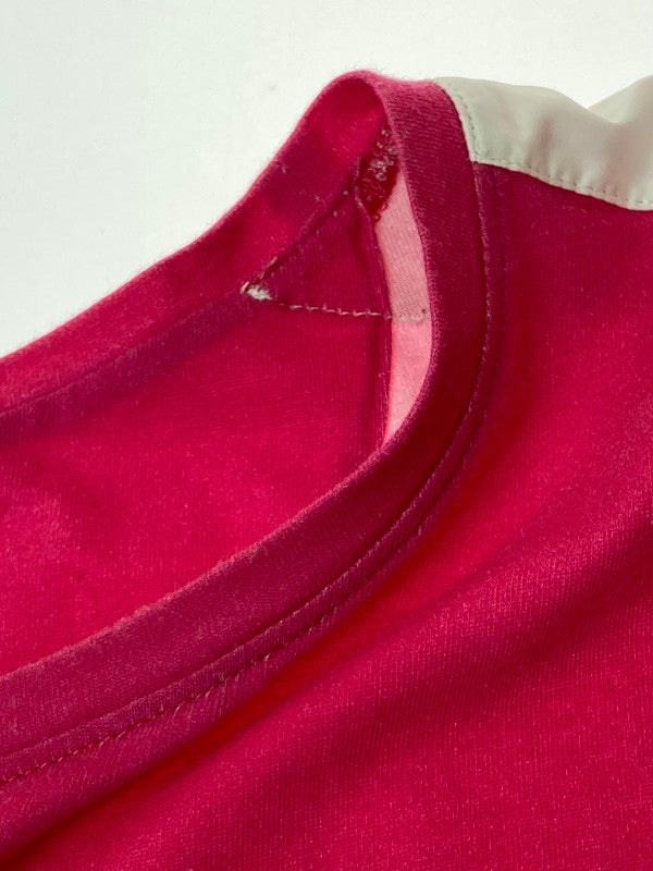 【中古品】【メンズ】 VALENTINO ヴァレンティノ UV3MG06Z6HC VLTN LOGO TEE Tシャツ トップス 141-250609-ks-02-min サイズ：L カラー：ブラック/ピンク 万代Net店