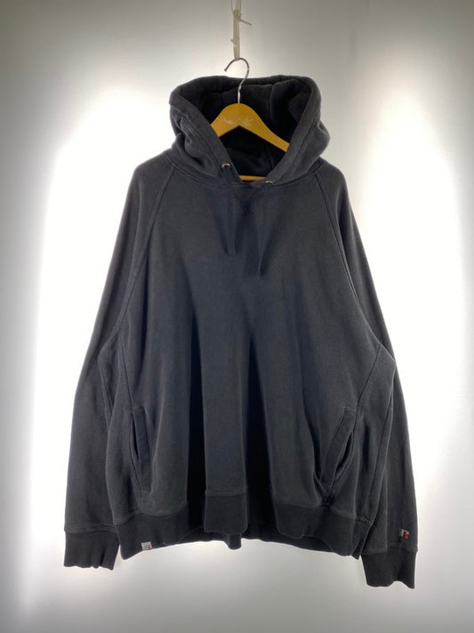 【中古品】【メンズ】 RUSSEL ラッセル 00S PREMIUM FLEECE HOODIE プルオーバーパーカー 146-250726-AS-6-min サイズ：2XL カラー：ブラック 万代Net店