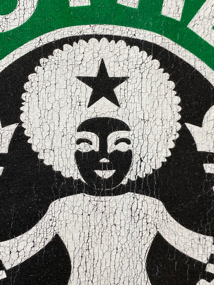 【中古品】【メンズ】 ALSTYLE APPAREL & ACTIVEWEAR アルスタイルアパレル＆アクティブウェア USA製 BOTHERS AFRO SS PRINT TEE ショートスリーブ 146-250617-AS-19-min サイズ：M カラー：ネイビー 万代Net店