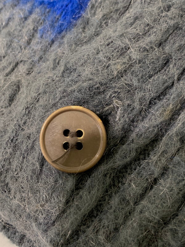 【中古品】【メンズ】 JUN MEN ジュンメン ARGYLE KNIT VEST ニットベスト 140-250609-ks-41-min サイズ：不明 カラー：グレー/ブルー 万代Net店