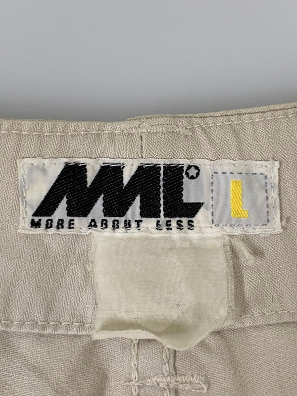 【現状渡し品】【メンズ】 MORE ABOUT LESS モアアバウトレス SHORTS ショートパンツ ボトムス 153-250627-jt-19-min サイズ：L カラー：ライトベージュ 万代Net店