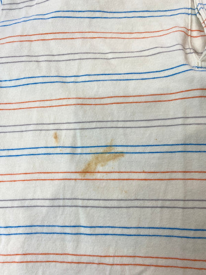 【中古品】【メンズ】 ELECTRIC COTTAGE エレクトリックコテージ ×GOODENOUGH グッドイナフ ボーダーサンダーポロシャツ 142-250720-AS-26-min サイズ：L カラー：ベージュ系 万代Net店