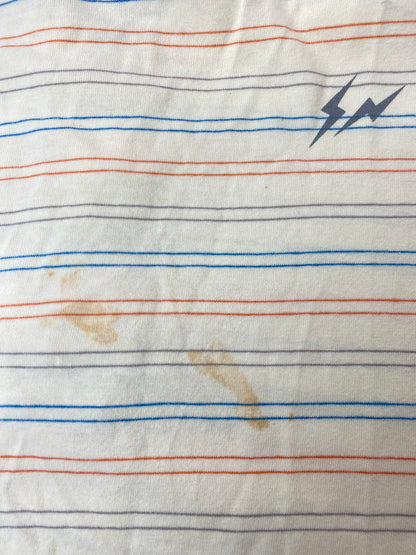 【中古品】【メンズ】 ELECTRIC COTTAGE エレクトリックコテージ ×GOODENOUGH グッドイナフ ボーダーサンダーポロシャツ 142-250720-AS-26-min サイズ：L カラー：ベージュ系 万代Net店