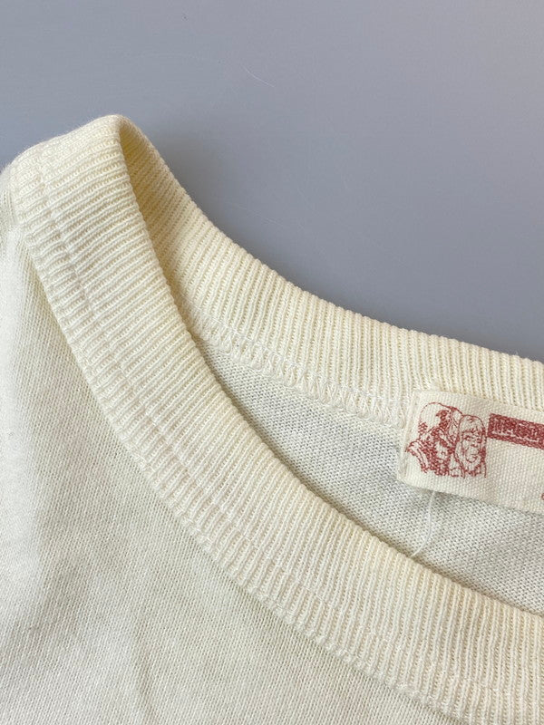 【中古品】【メンズ】 A BATHING APE アベイシングエイプ APE 4 HUMAN Tシャツ ショートスリーブ 142-250611-AS-8-min サイズ：L カラー：ホワイト 万代Net店