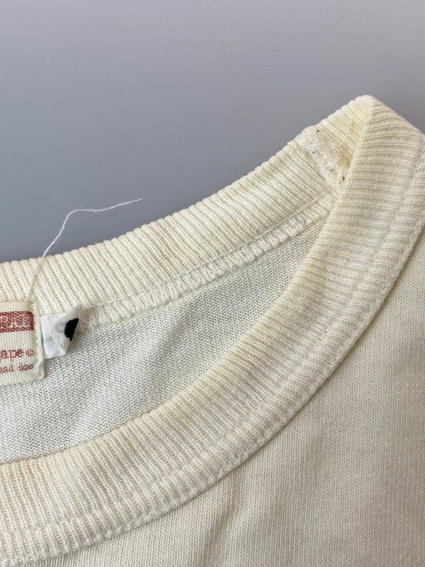 【中古品】【メンズ】 A BATHING APE アベイシングエイプ APE 4 HUMAN Tシャツ ショートスリーブ 142-250611-AS-8-min サイズ：L カラー：ホワイト 万代Net店