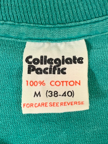 【現状渡し品】【メンズ】 COLLEGIATE PACIFIC カレッジエイトパシフィック 80-90'S FOOTBALL TEE ショートスリーブ 146-250610-AS-46-min サイズ：M カラー：グリーン 万代Net店