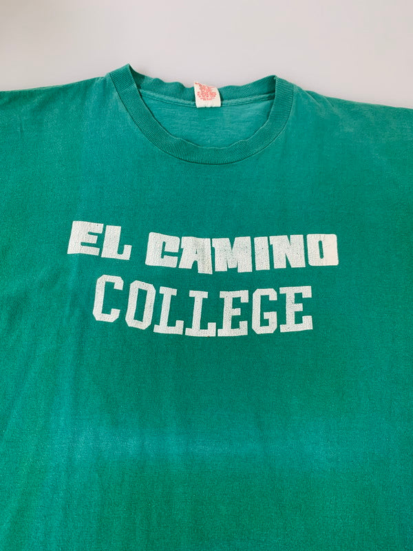 【現状渡し品】【メンズ】 COLLEGIATE PACIFIC カレッジエイトパシフィック 80-90'S FOOTBALL TEE ショートスリーブ 146-250610-AS-46-min サイズ：M カラー：グリーン 万代Net店