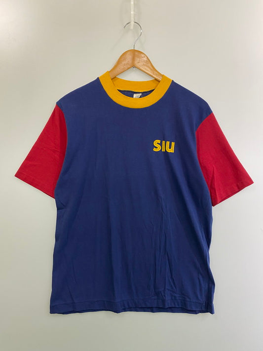 【現状渡し品】【メンズ】 ARTEX アルテックス 70'S PRINT TEE Tシャツ トップス 146-250710-ks-26-min サイズ：L カラー：ブルー/レッド/イエロー 万代Net店