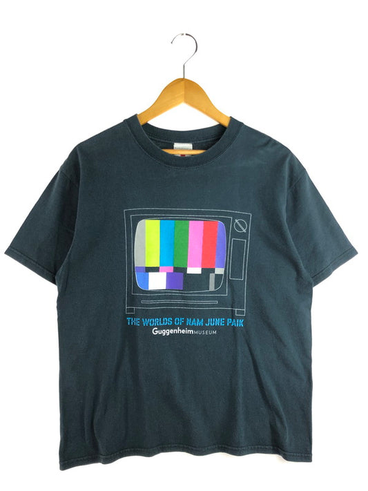 【中古品】【メンズ】 GUGGENHEIM MUSEUM グッゲンハイムミュージアム 90's THE WORLDS OF NAM JUNE PAIK ART TEE 90年代 アート Tシャツ トップス 146-251029-rt-03-tag サイズ：M カラー：ブラック 万代Net店
