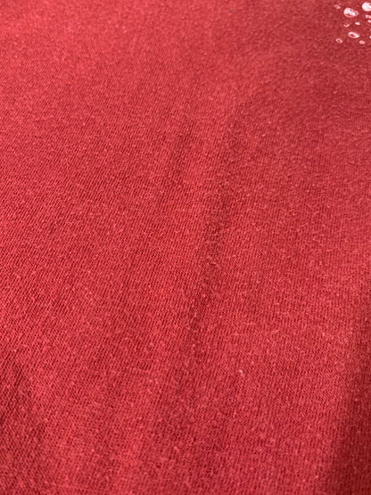 【現状渡し品】【メンズ】 SPORTSWEAR スポーツウェア 70-80'S PRINT L S TEE Tシャツ トップス 146-250710-ks-90-min サイズ：M カラー：レッド 万代Net店