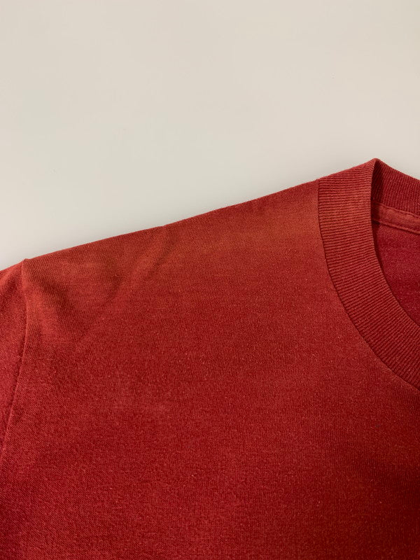 【現状渡し品】【メンズ】 SPORTSWEAR スポーツウェア 70-80'S PRINT L S TEE Tシャツ トップス 146-250710-ks-90-min サイズ：M カラー：レッド 万代Net店