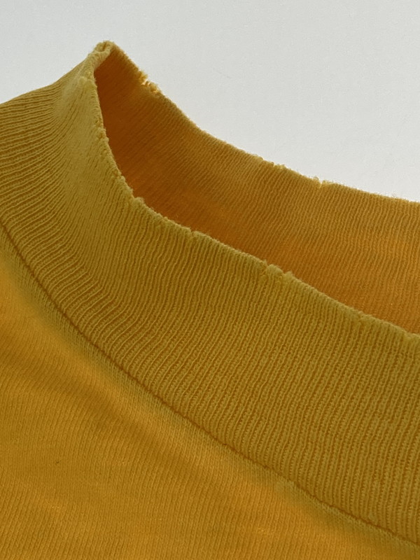 【現状渡し品】【メンズ】 USED ユーズド 70-80'S PRINT TEE プリントTシャツ 146-250710-ks-113-min カラー：イエロー 万代Net店